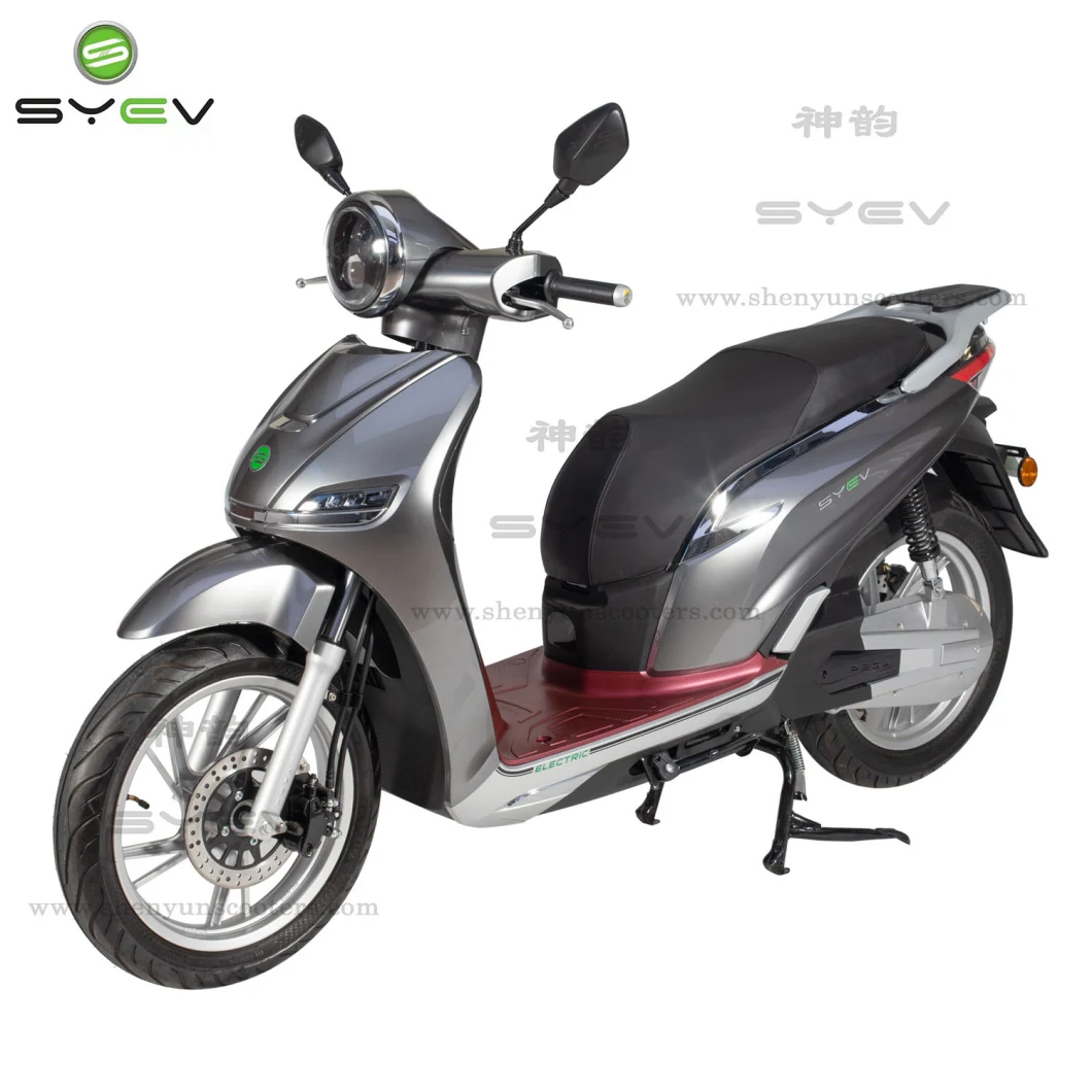 Wuxi Shenyun Adult Ride High Speed Electric Scooter Motorcycle EEC /Coc Certificate for EU Market L3e-A1 Category with 3000W Central Motor